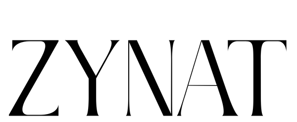 Black 'ZYNAT' logo on a white background
